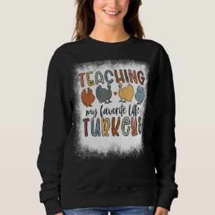 Sweatshirt Enseignement Bleached Mon Petit Maître De Déchets
