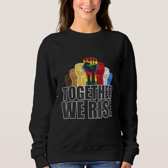 Sweatshirt Ensemble, Égalité 3 (Devant)