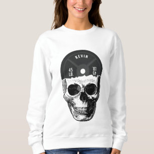 Sweatshirt Entraînement au crâne en plaque de poids Fitness