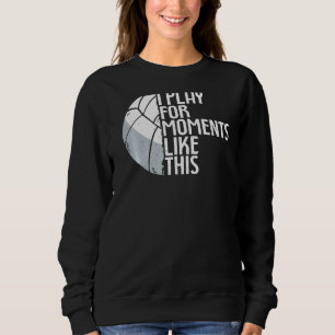 Sweatshirt Entraînement De Beach Volleyball Je Joue Pour Des