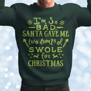 Sweatshirt Entraînement de Noël moche amusant Exercice d'élév