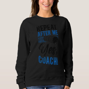 Sweatshirt Entraîneur de l'équipe du joueur de volleyball Vin