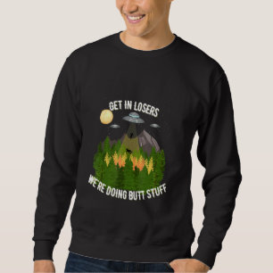Sweatshirt Entrer dans les perdants on fait des trucs de cul