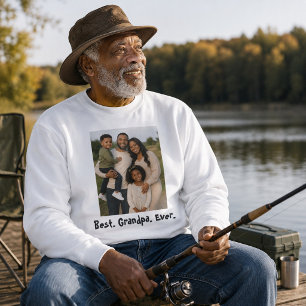 Sweatshirt Enveloppé d'amour : Photo du meilleur grand-père