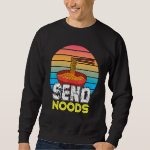 Sweatshirt Envoyer Noods Noodles Pâtes Vintage