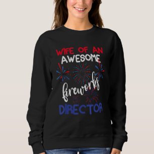 Sweatshirt Épouse d'un directeur de feux d'artifice génial 4 