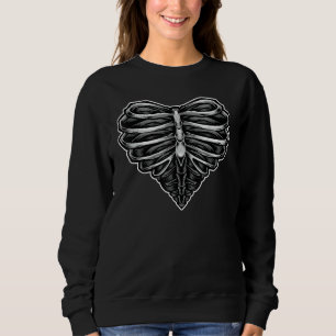 Sweatshirt Épouvante Horreur Horrorcore Halloween Emo Squelet