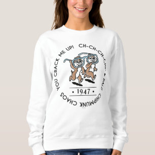 Sweatshirt Équipage Chipmunk Chaos