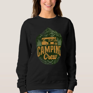 Sweatshirt Équipage de camping caravane motorhome