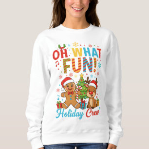 Sweatshirt Équipage des Fêtes de Noël
