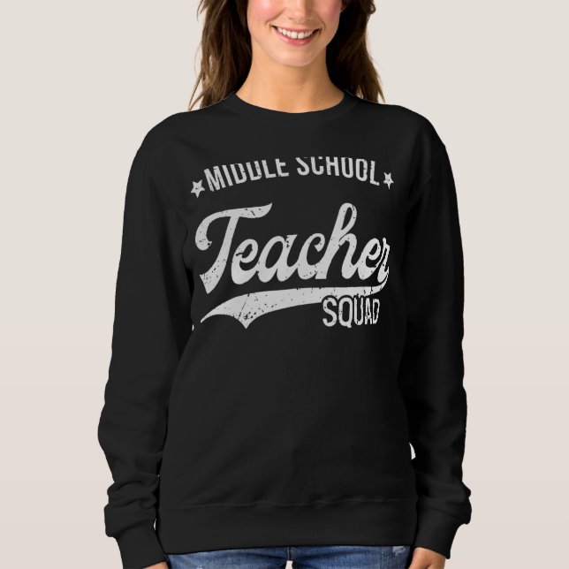 Sweatshirt Équipe Cool De L'Équipe Des Enseignants Du Seconda (Devant)