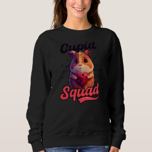 Sweatshirt Équipe Cupidon Design Hamster Saint Valentin