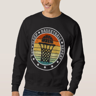 Sweatshirt Équipe cycliste Eat Sleep Basketball Repeat Boy Yo
