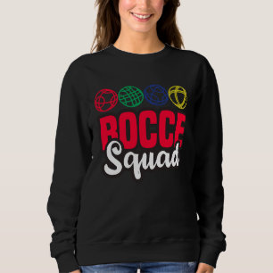 Sweatshirt Équipe de Bocce Boule Boccia Pétanque pour Hommes