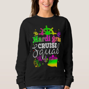 Sweatshirt Équipe de croisière Mardi Gras Costume de Carnaval