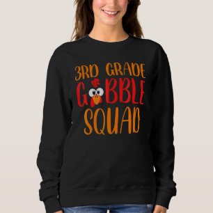 Sweatshirt Équipe de gobeleurs de 3e année Enseignant de Tha