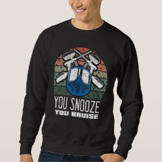 Sweatshirt Équipe de paintball pour hommes You Snooze You Bru
