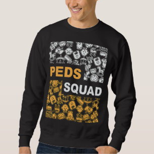 Sweatshirt Équipe de pédiatrie Infirmière inscrite Travail du