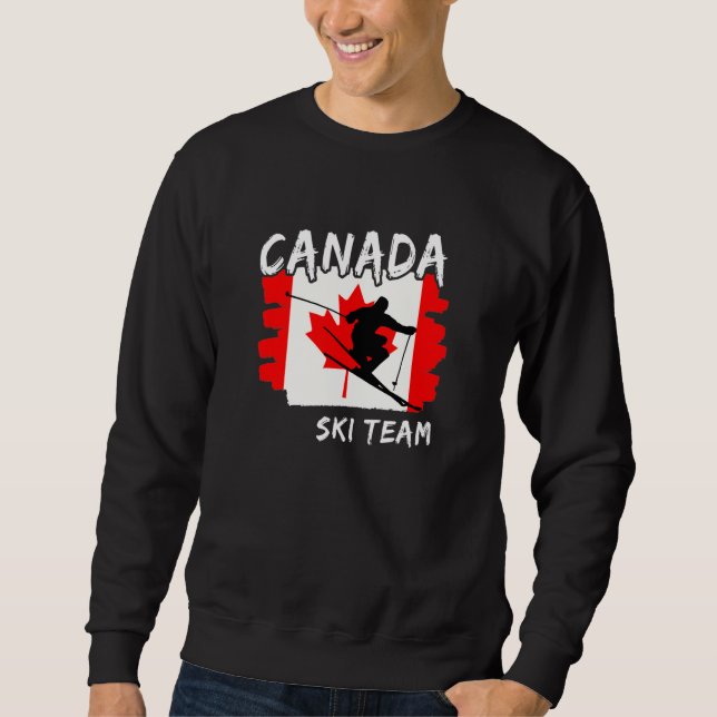 Sweatshirt Équipe de ski Canada   (Devant)