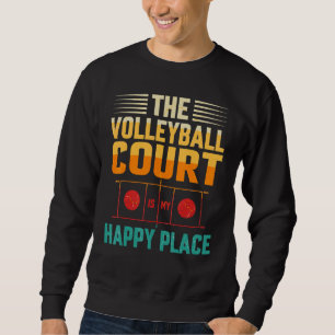 Sweatshirt Équipe de Volleyball Rétro Athlétique Sport Net Sp