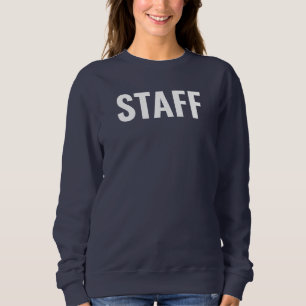 Sweatshirt Équipe d'état-major Ajouter le logo Texte ici Femm