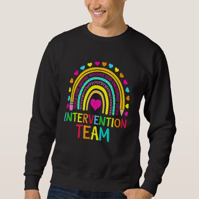 Sweatshirt Équipe d'intervention de réponse RTI Enseignant Co (Devant)