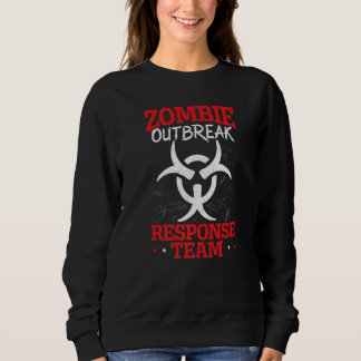 Sweatshirt Équipe d'intervention en cas d'éclosion de zombie 