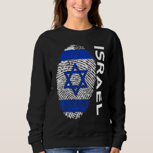 Sweatshirt Équipe d'Israël du Drapeau Jersey Sleeve Tee