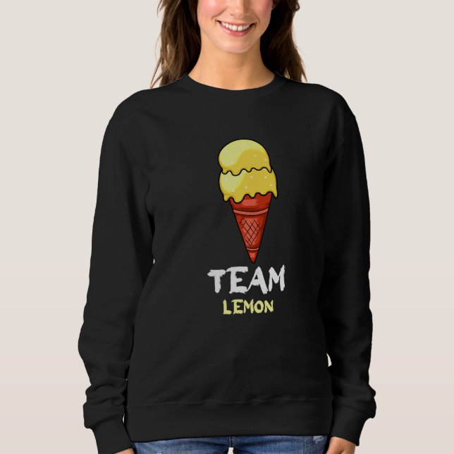 Sweatshirt Équipe Fruits citron (Devant)