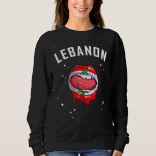Sweatshirt Équipe Liban de football et de sports Fan libanais