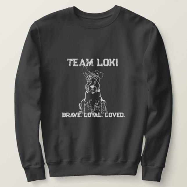 Sweatshirt Équipe Loki Dark Grey (Design devant)