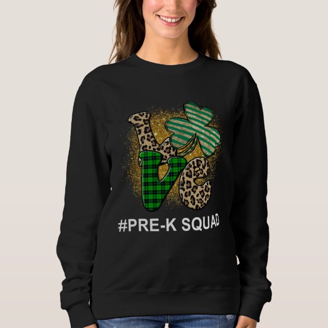 Sweatshirt Équipe Pre K École de la Saint-Patrick (Devant)