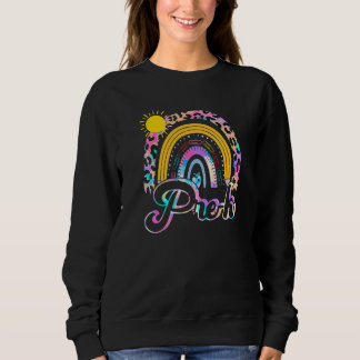 Sweatshirt Équipe Pré K Squad Retour Au École Arc-en-ciel Enf