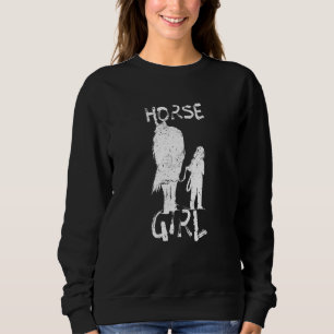 Sweatshirt Équitation Filles équitation Equestre Cheval Fille