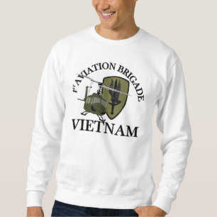 Sweatshirt ęr Vétérinaire Huey du Vietnam de BDE d'AVN