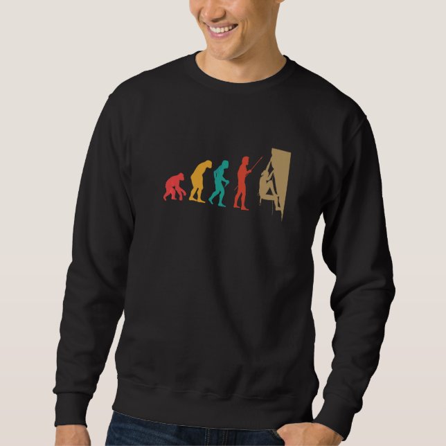 Sweatshirt Escalade Evolution Boulderin Alpinisme Boulde (Devant)