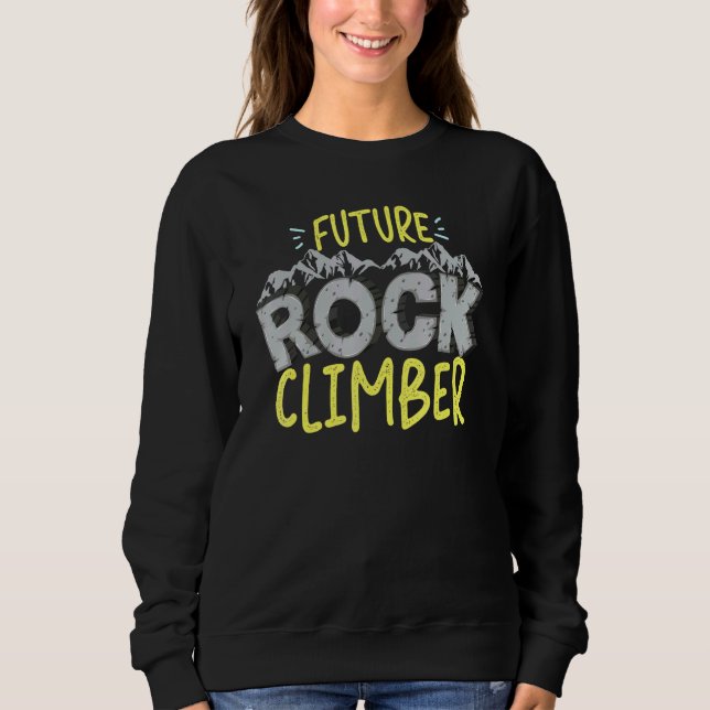 Sweatshirt Escalade Future Rock Climber (Devant)