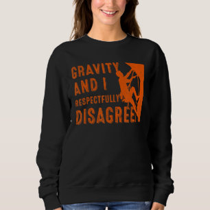 Sweatshirt Escalade Rock Pour Hommes Femmes Athlètes Bouldere