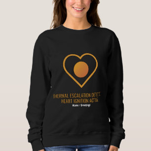 Sweatshirt Escalade Thermique Détectée Allumage du Cœur Actif