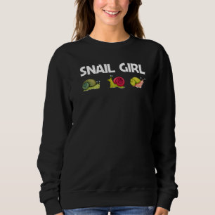 Sweatshirt Escargots Cool Pour Filles Enfant A Fait Un Escarg