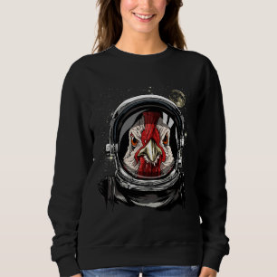 Sweatshirt Espace astronaute de poulet