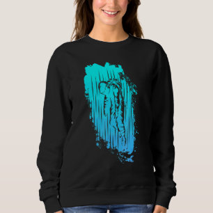 Sweatshirt Espace Astronaute marche dans l'espace Les astrona