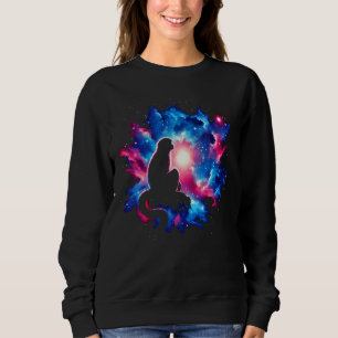 Sweatshirt Espace graphique cool cosmique Siamang Singe Galax