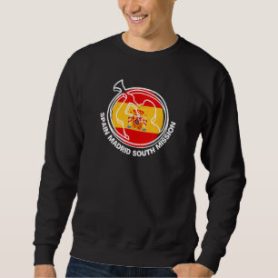 Sweatshirt Espagne Madrid Sud LDS Mission Fière Mormon Missio