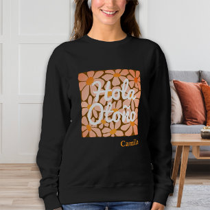 Sweatshirt Espagnol Bonjour Automne Vibes Personnaliser