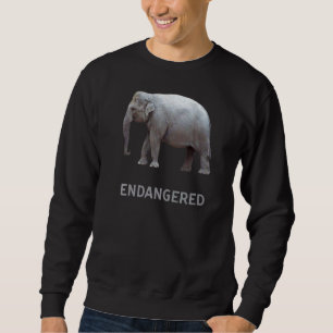 Sweatshirt Espèces animales en voie de disparition Eléphant a