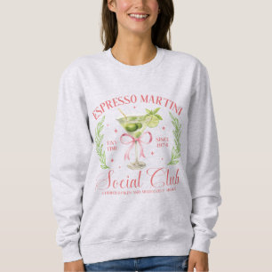 Sweatshirt Espresso Martini Social Club. Amour de Cocktail