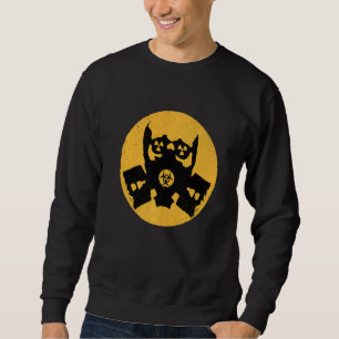 Sweatshirt Essai Vintage de glissement de gélule nucléaire Bi