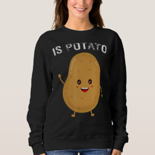 Sweatshirt Est La Pomme De Terre À La Télévision Comme On Le