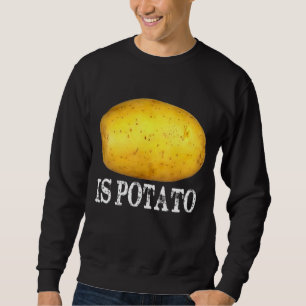 Sweatshirt Est La Pomme De Terre À La Télévision Comme On Le 